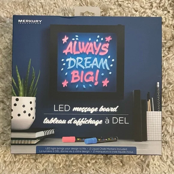 NEW Merkury LED Message Board, LED Message Board - Picture 3 of 7